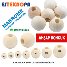 AHŞAP YUVARLAK BONCUK