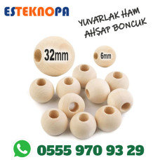 AHŞAP YUVARLAK BONCUK