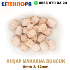 AHŞAP OVAL MAKARNA BONCUK