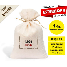 1KG'LIK DÜZ KESE BASKILI